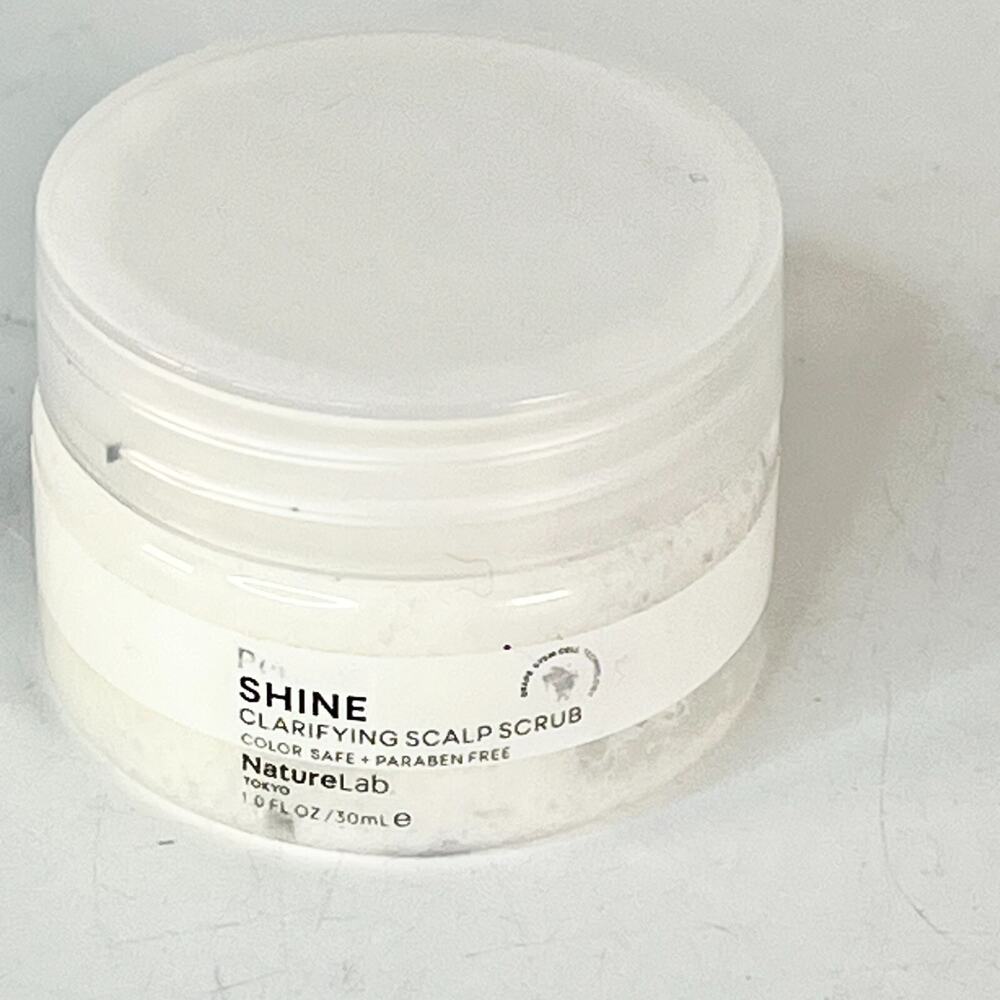 Nature Lab Perfect Shine Clarifying Scalp Scrub Color Safe Travel 1 oz 30Ml New